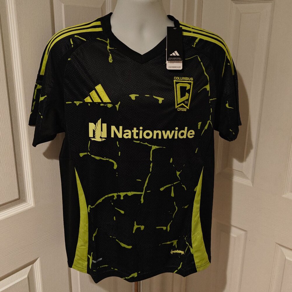 Adidas Columbus Crew Away Jersey 24/25 NWT Men's Sizes S - XL Black MLS Soccer